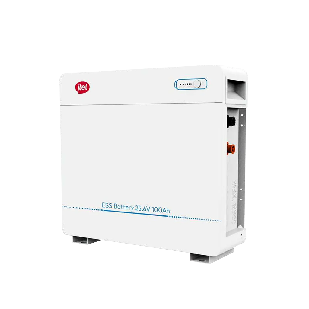 IPW-25100 Itel LiFePO₄ Lithium Battery 25.6V 100Ah – 2.56kWh - IP21